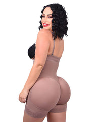 Shapewear for Women Tummy Control Body Shaper Butt Lifter Thigh Slimmer Faja Plus Size with Zipper Crotch