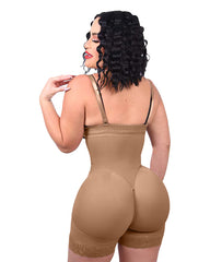 Shapewear for Women Tummy Control Body Shaper Butt Lifter Thigh Slimmer Faja Plus Size with Zipper Crotch